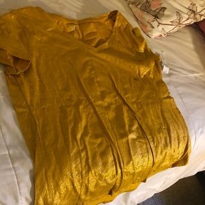 New York company yellow blouse xl